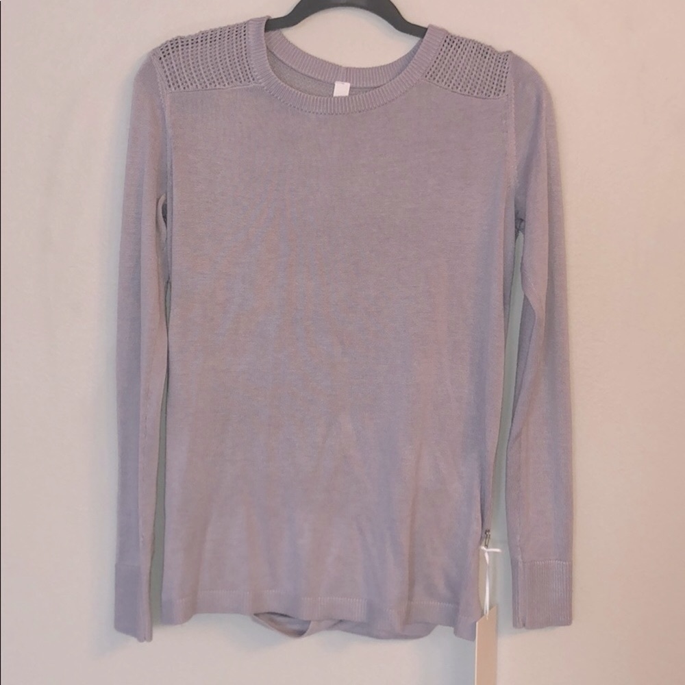 NWT Lululemon back to back LS sweater SIZE 4